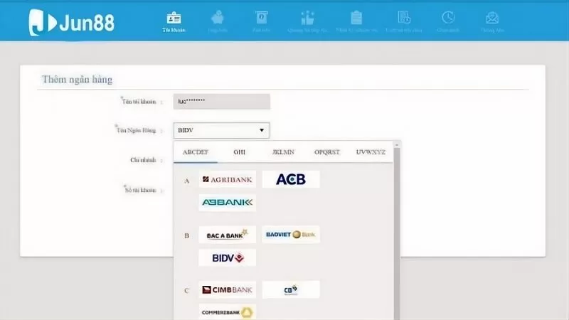 C&aacute;c bước r&uacute;t tiền Jun88 si&ecirc;u tốc v&agrave; hỗ trợ đa k&ecirc;nh&nbsp;