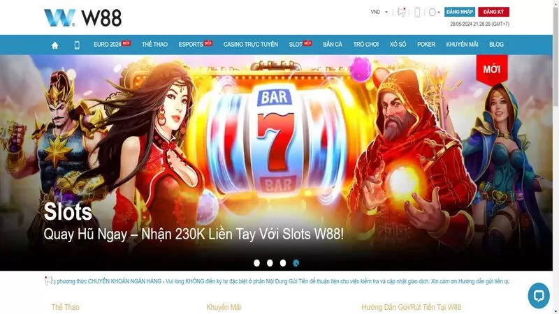 W88 đ&atilde; c&oacute; mặt tr&ecirc;n thị trường kh&aacute; sớm v&agrave; nhanh ch&oacute;ng chinh phục bet thủ